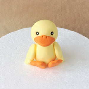 Fondant duck cake topper